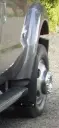Ford F450/F550 Front drill‑less mud flaps, 2011-2016 