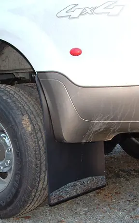 Ford F350/450 Rear drill‑less mud flaps, 1999 - 2010, dually