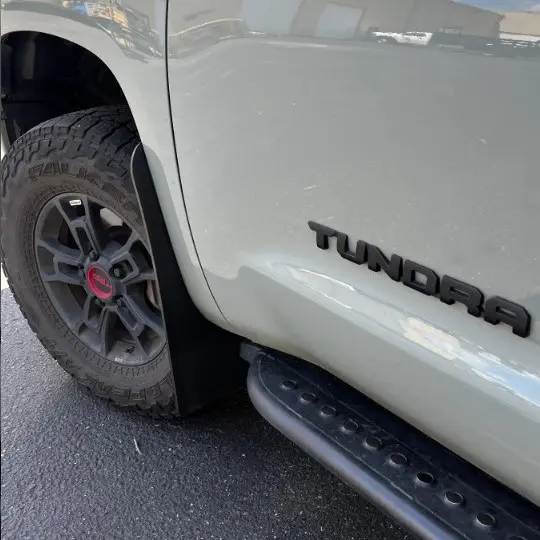 Toyota Tundra Front drill‑less mud flaps, 2008 - 2021