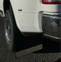 Ram 3500/4500/5500 Rear drill‑less mud flaps,  2010-Current, dually