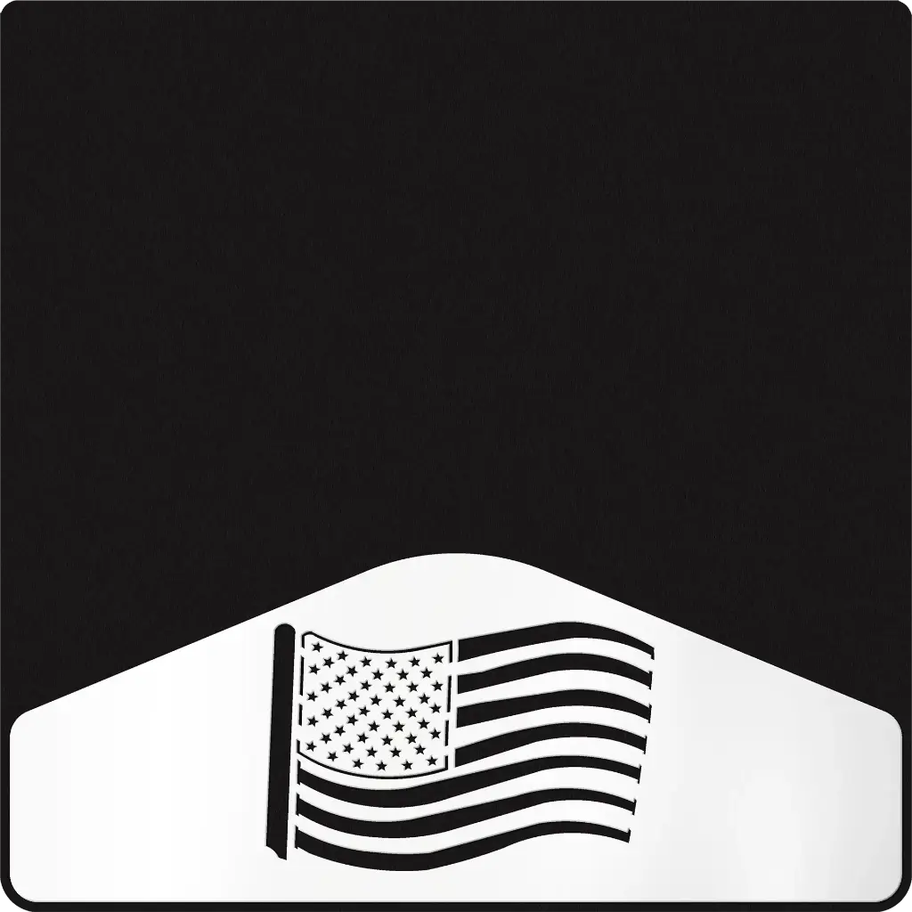 American Flag Weight - custom A shape