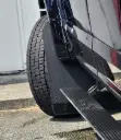 Ford F450/F550/F600 Front drill‑less mud flaps, 2023-Current