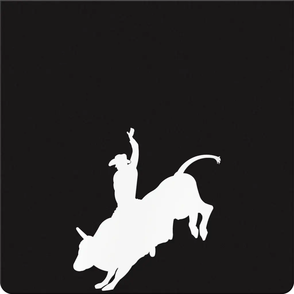 Bull Rider Weight Silhouette