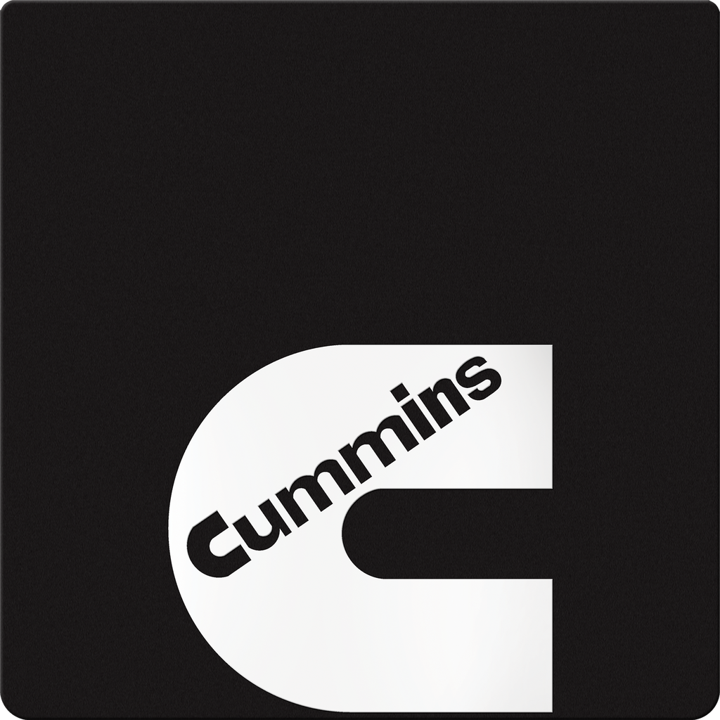 Cummins C Logo Weight Silhouette 6"