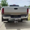 Dodge 3500 Rear drill‑less mud flaps, 2003-2009, Dually