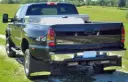 Chevy/GMC 3500 Rear drill‑less mud flaps, 2001 – 2007, dually