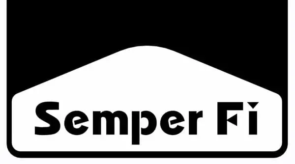 Semper Fi Weight text