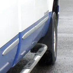 GMC 1500 Front drill‑less mud flaps, 2007.5-2013