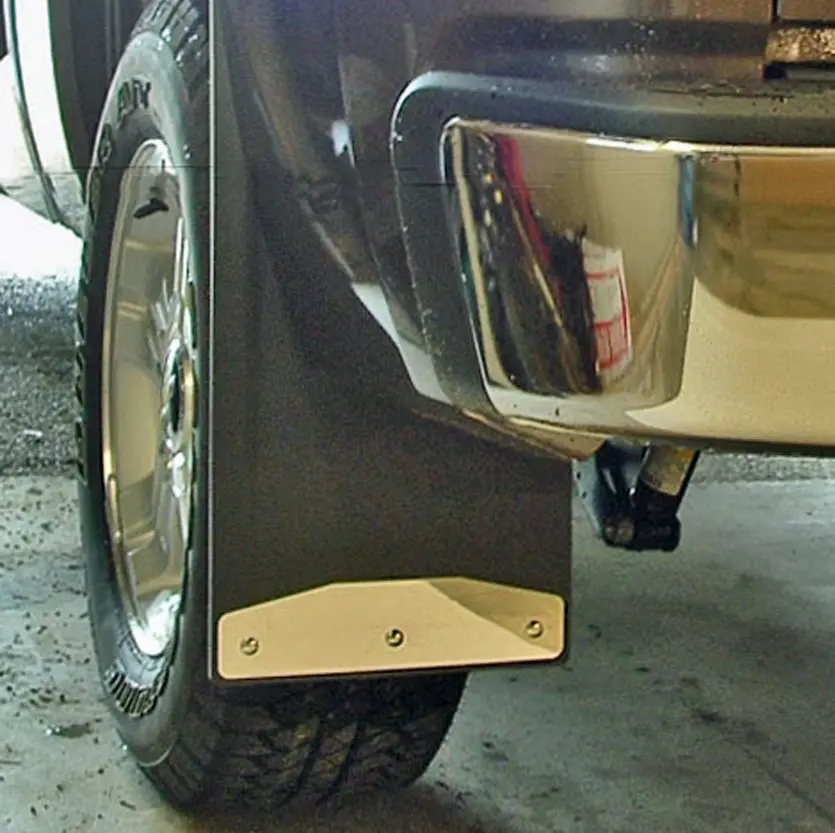 GMC 1500 Rear drill‑less mud flaps, 2007.5-2013 