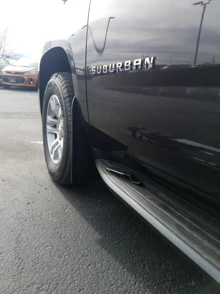 Chevy/GMC SUV Front drill‑less mud flaps - Suburban, Yukon XL, Tahoe, Yukon, 2015-2020