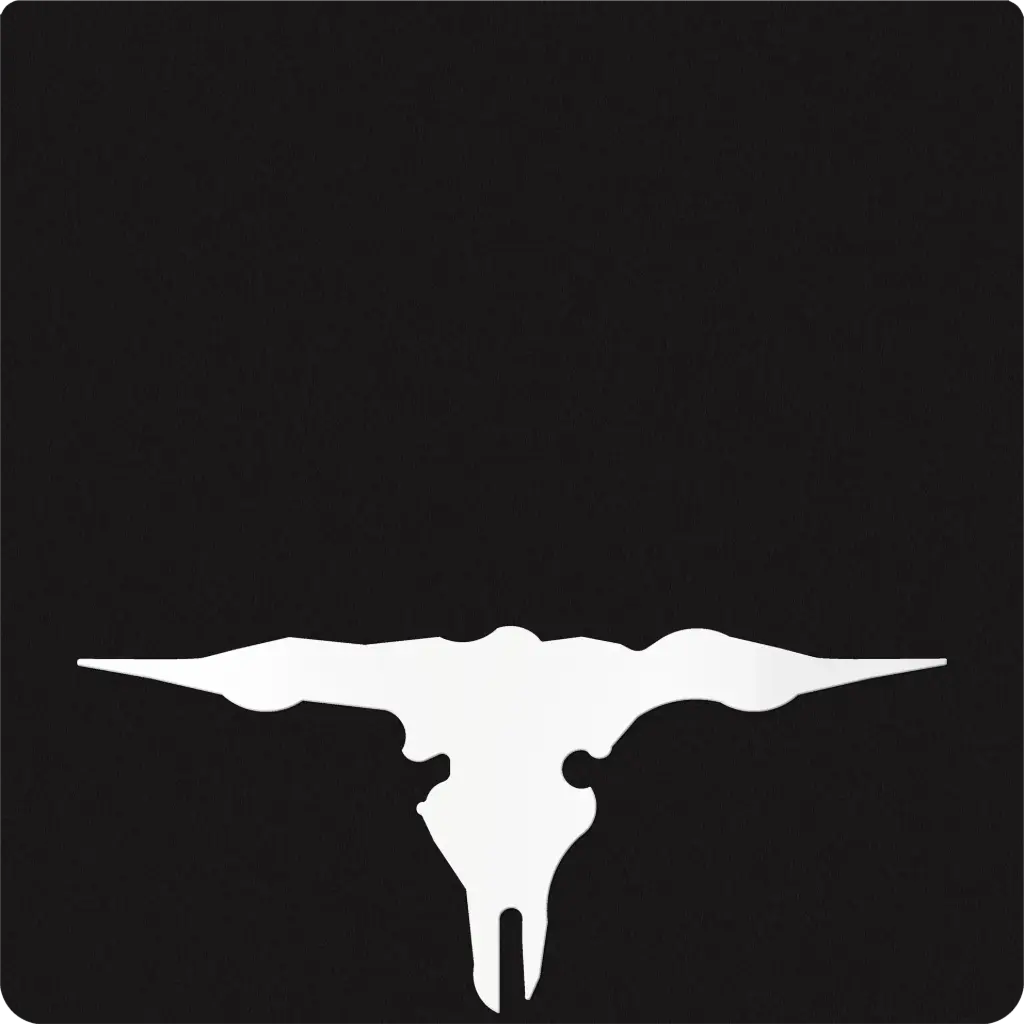 Cow Skull weight silouhette
