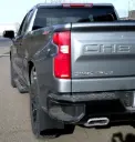 Chevy 1500 Rear drill‑less mud flaps, 2019 – Current 