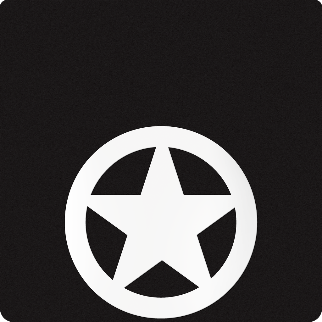 Texas Star Circle Weight silhouette