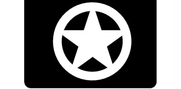 Texas Star Circle Weight silhouette