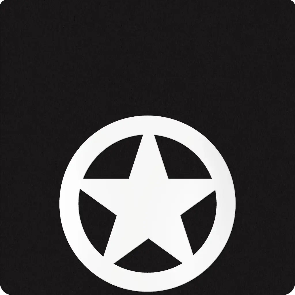 Texas Star Circle Weight silhouette