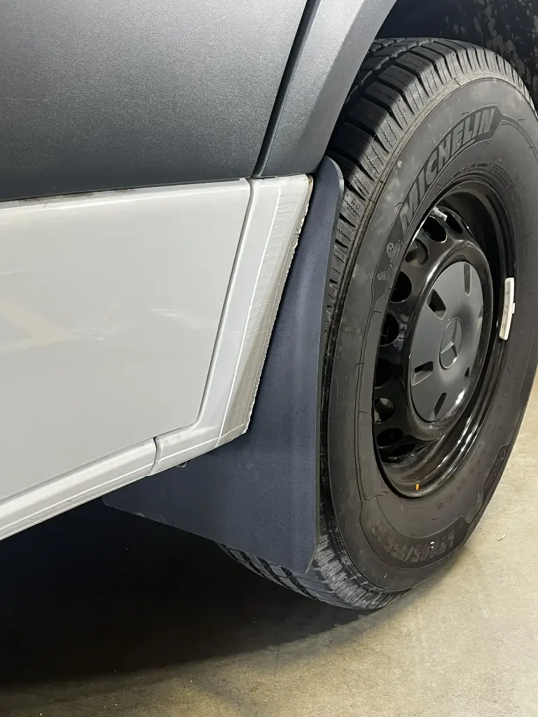 Mercedes Sprinter Front drill‑less mud flaps, 2019 – Current
