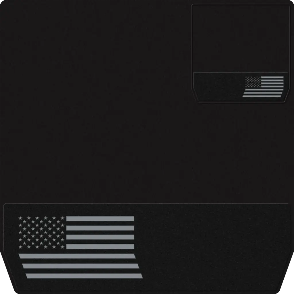 PKG American Flag BlackLine Weight w/gray vinyl