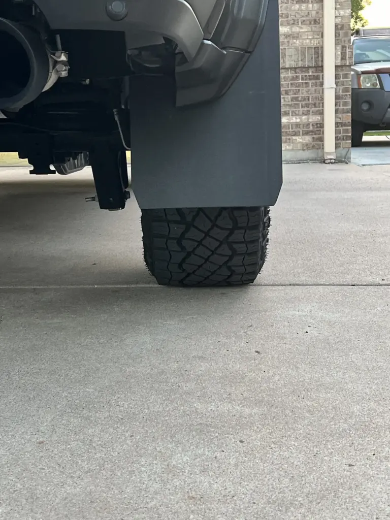 Ford F150 Raptor Rear drill‑less mud flaps,  2021 – Current
