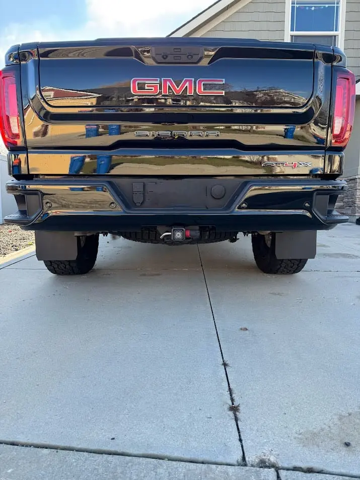 GMC 1500 AT4X Rear drill‑less mud flaps, 2023 – Current 