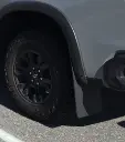 Chevy 1500 ZR2 Rear drill‑less mud flaps, 2022 – Current 