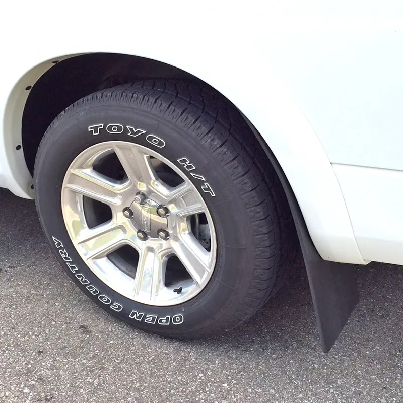 Ram 1500 Rear drill‑less mud flaps, 2015-2018 and 2019-2024 classic models