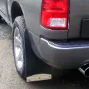 Ram 1500 Rear drill‑less mud flaps, 2009-2014