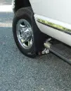 Dodge 1500 Front drill‑less mud flaps, 2003-2008   