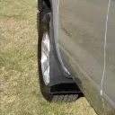 Chevy 1500 Front drill‑less mud flaps, 2007.5 - 2013