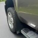 Chevy 2500/3500 Front drill‑less mud flaps, 2007.5 – 2014