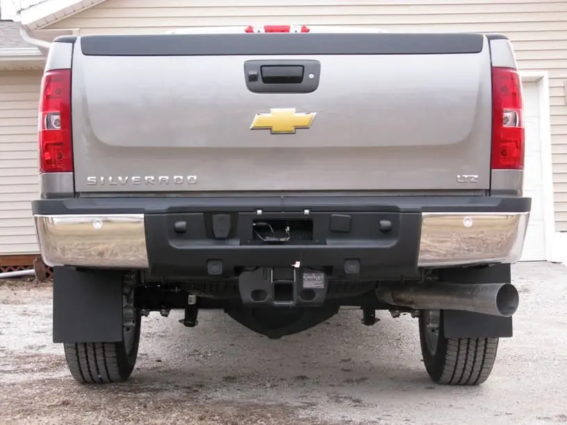 Chevy 2500/3500 Rear mud flaps, 2007.5 – 2014, single rear wheel