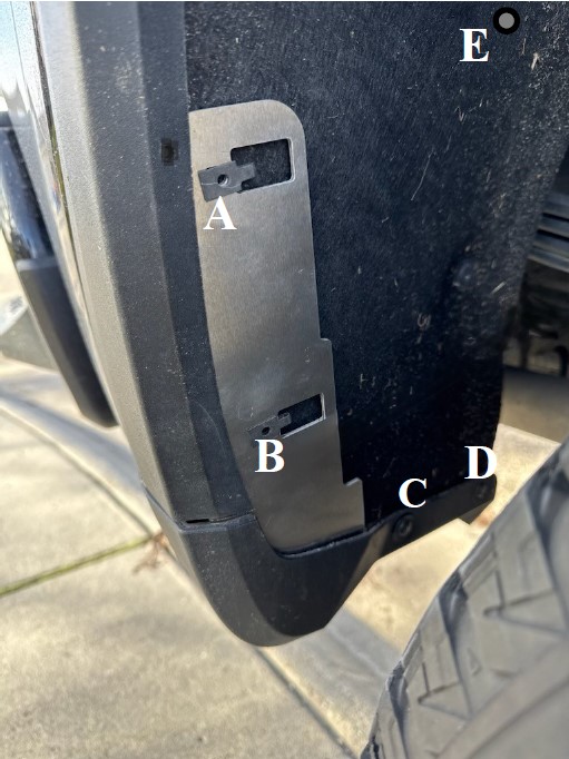 Which hole are you measuring from?