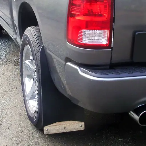 [009358] Ram 1500 Rear drill‑less mud flaps, 2009-2014