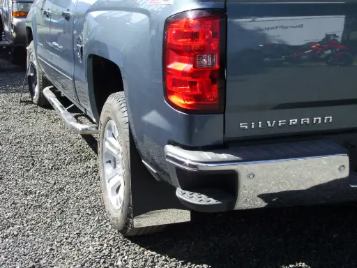 [009370] Chevy 1500 Rear drill‑less mud flaps, 2014 – 2018 