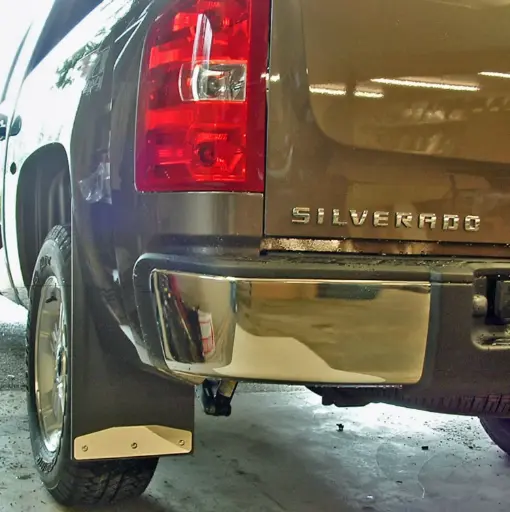 [009372] Chevy 1500 Rear drill‑less mud flaps, 2007.5 - 2013 