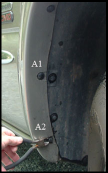 Which hole are you measuring from?