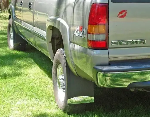 [009379] Chevy/GMC 1500 Rear drill‑less mud flaps, 2001 - 2007  