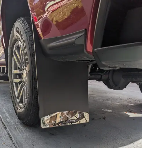 [009390] Chevy Colorado Rear drill‑less mud flaps, 2023 – Current