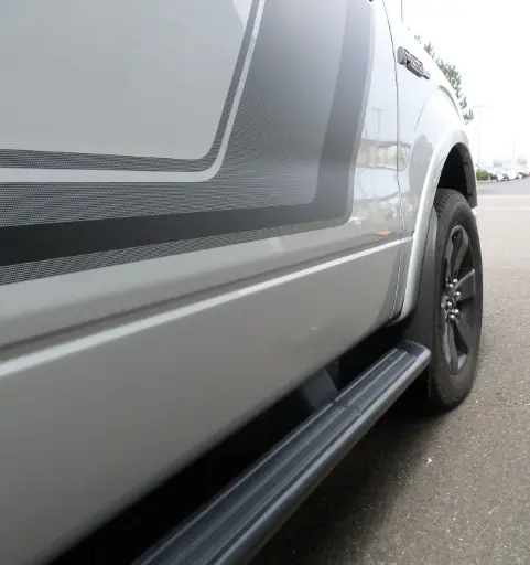 [008910] Ford F150 Front drill‑less mud flaps, 2011 – 2014 
