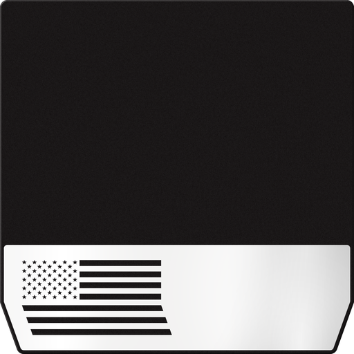 [009032] American Flag BlackLine Weight 