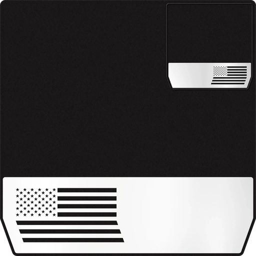 [009689] American Flag BlackLine Weight 