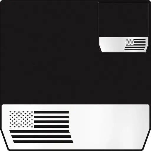 [010013] American Flag BlackLine Weight 