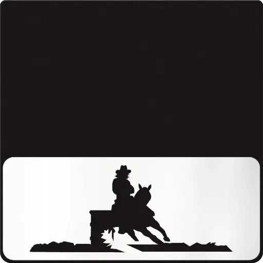 [009694] Barrel Racer Rectangle Weight 