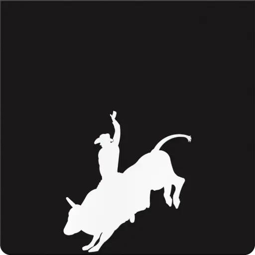 [003330] Bull Rider Weight Silhouette
