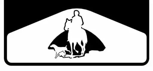 [009491] Horse Rider w/Dog Weight 