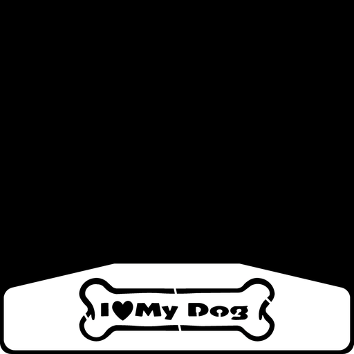 [009496] I Love my Dog Weight 