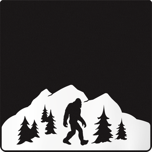 [009564] Sasquatch Weight mountain shape