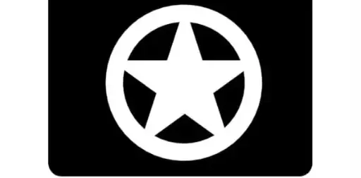 [009063] Texas Star Circle Weight silhouette