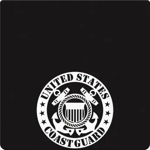 [010000] US Coast Guard Silhouette
