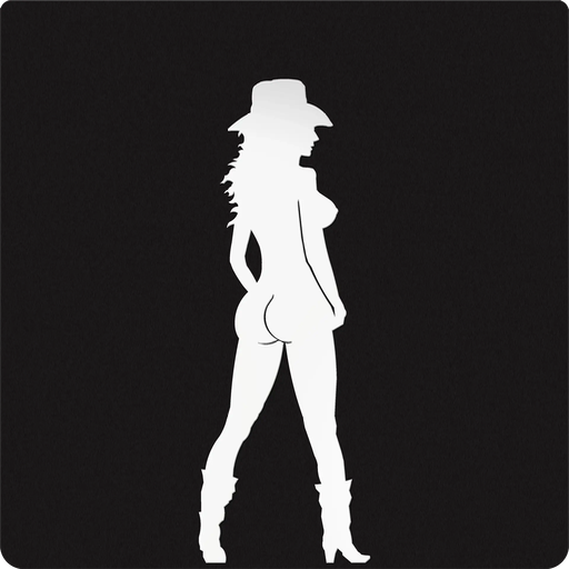 [009070] Naked Cowgirl Silhouette Weight