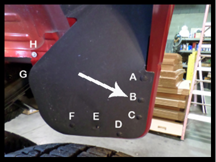 Which hole are you measuring from?